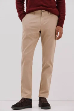 Pantalón chino print slim