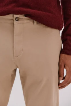 Pantalón chino print slim