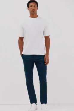 Pantalón chino print slim