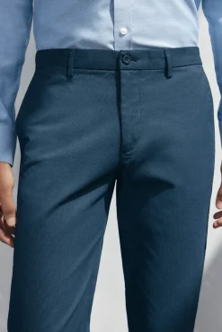 Pantalón chino print slim fit