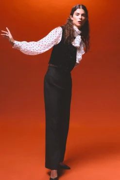 Pantalón combinado