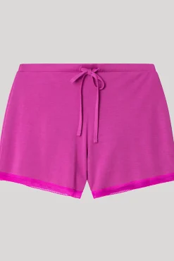 Pantalón corto pijama morado