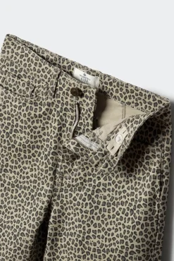 Pantalón culotte animal print niña