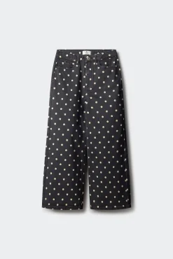 Pantalón culotte margaritas niña
