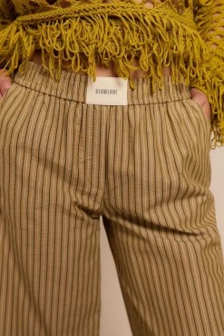 Pantalón de rayas pijamero