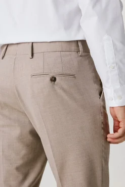 Pantalón de traje Slim Fit con lana