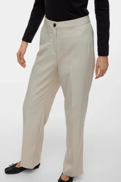 Pantalón de vestir de mujer corte recto