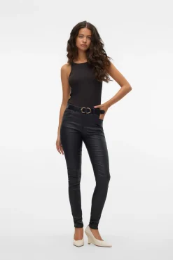 Pantalón efecto encerado