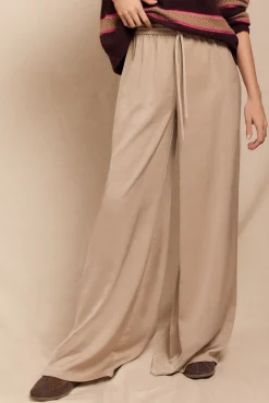 Pantalón fluido satinado