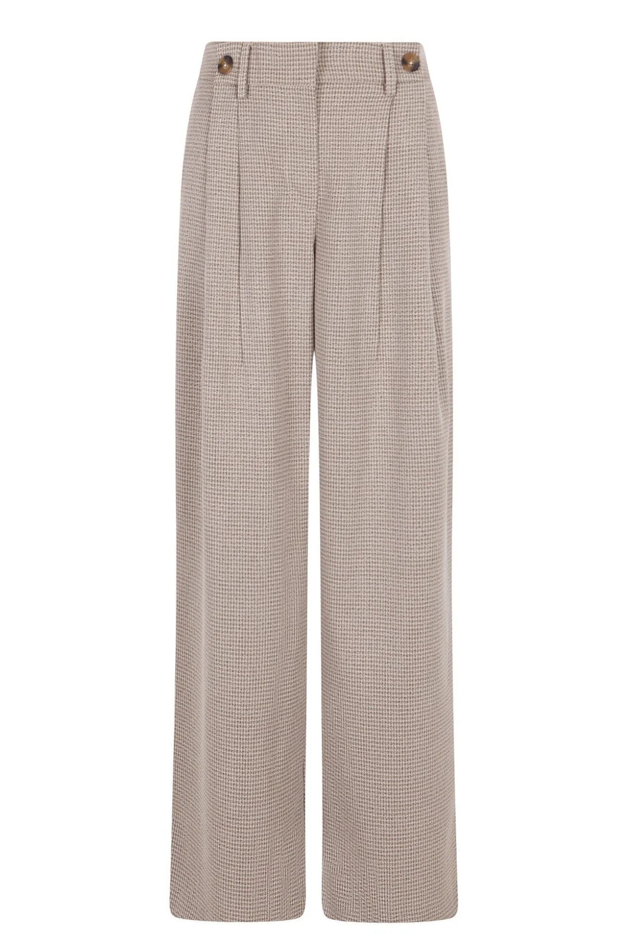 Pantalón largo ancho con pinzas