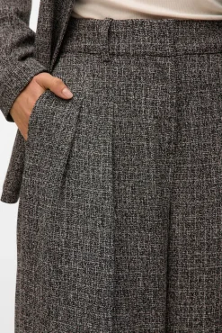 Pantalón largo efecto jaspeado