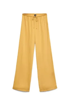 Pantalón largo satinado
