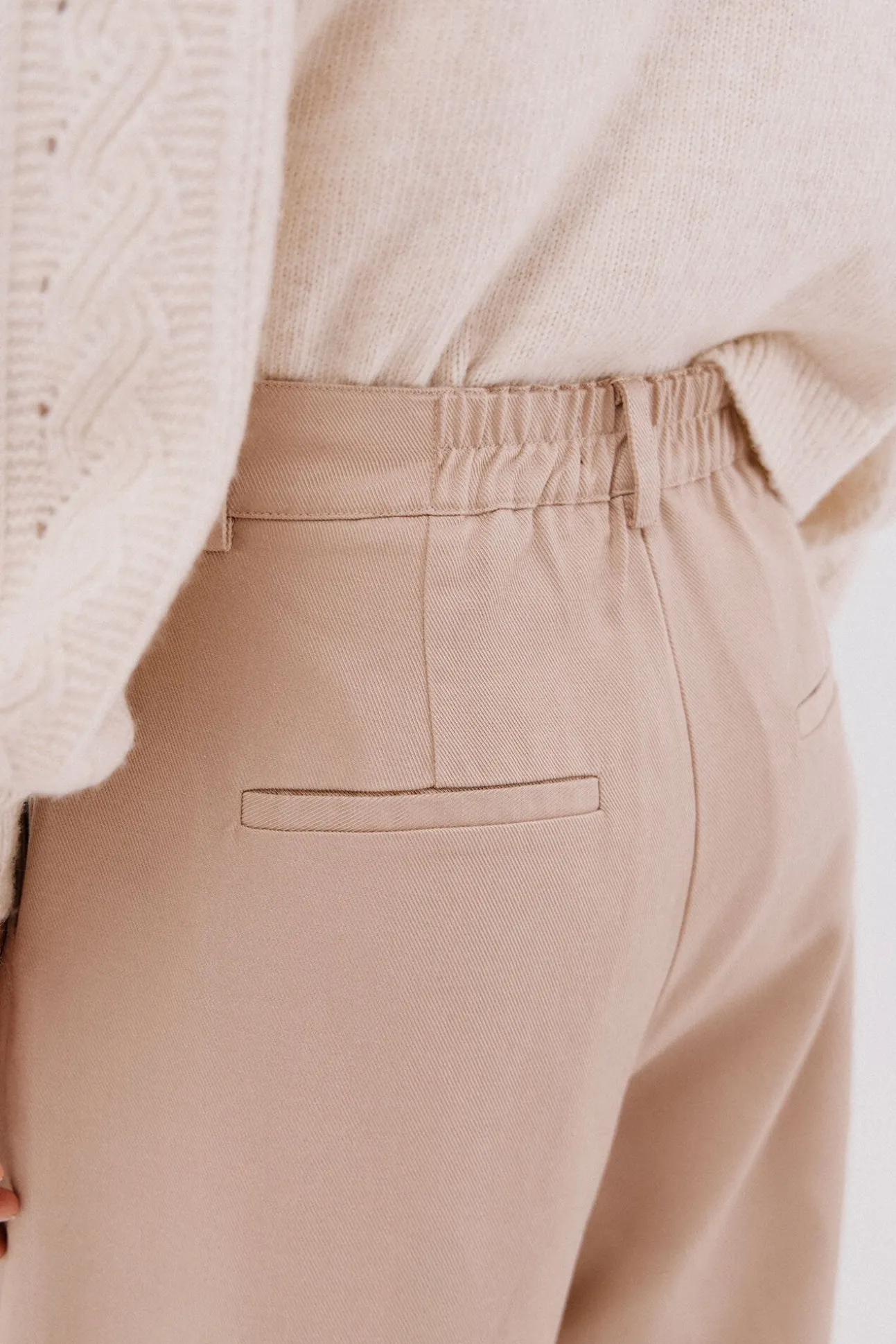 Pantalón sarga lavada