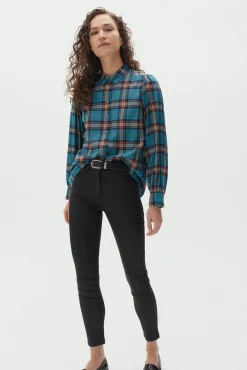 Pantalón slim algodón elástico