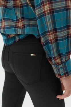 Pantalón slim algodón elástico