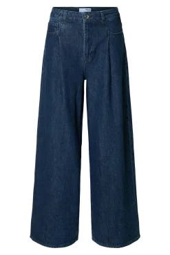 Pantalón vaquero pinzas algodón orgánico.