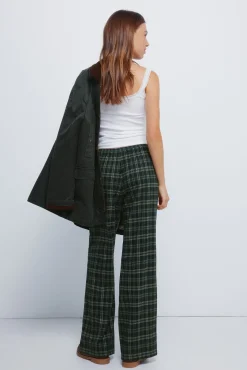 Pantalones jogger cuadros