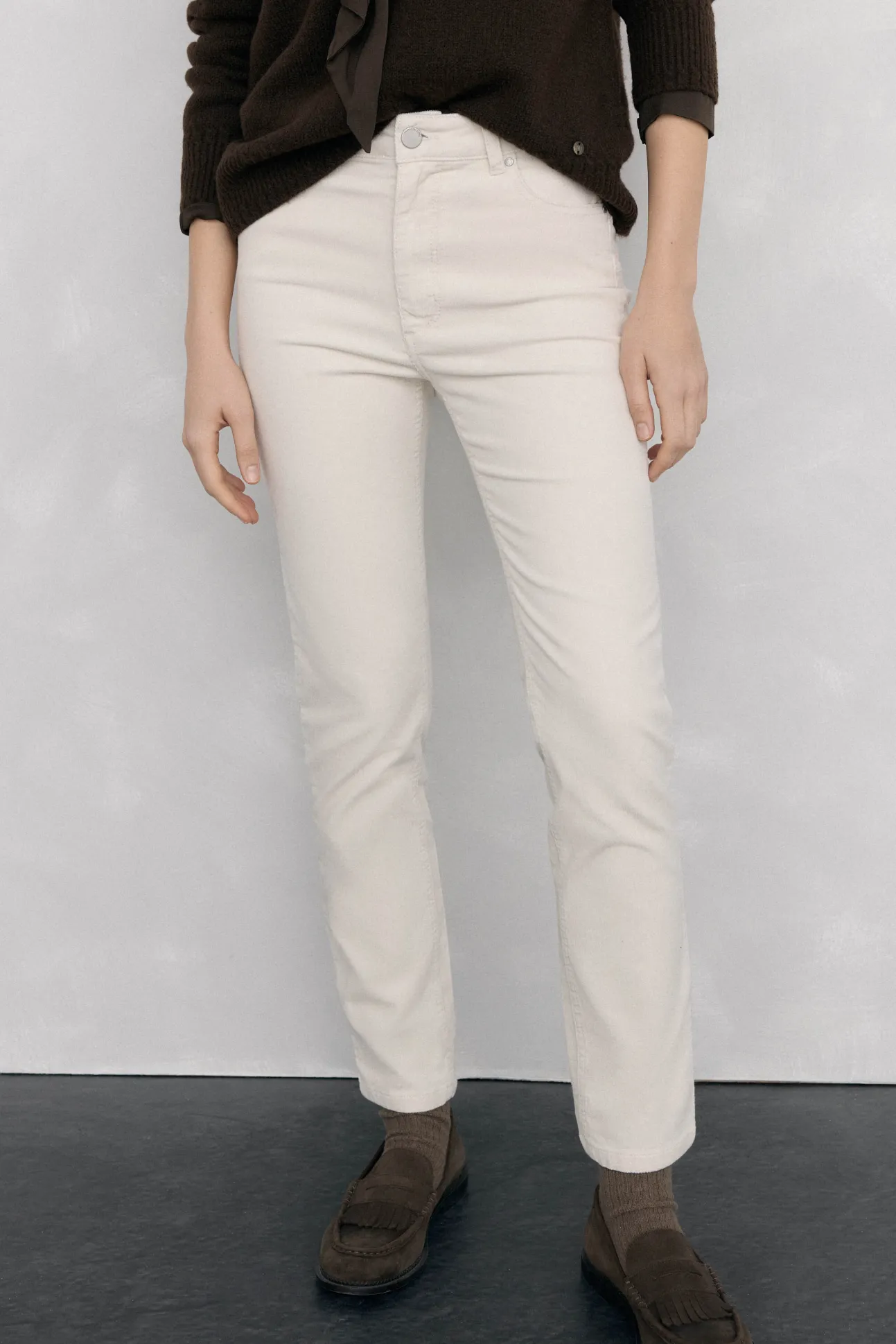 Pantalones pana push up