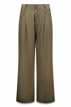 Paola. Pantalones con pliegues