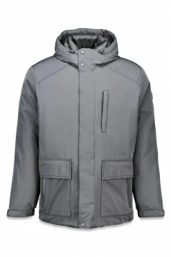 Parka acolchada capucha