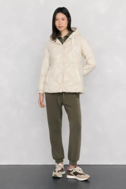 Parka acolchada capucha