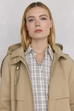 Parka acolchada capucha