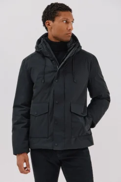Parka con capucha