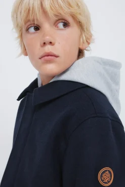 Parka de paño niño