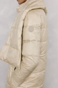 Parka larga bufanda