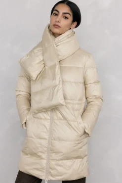 Parka larga bufanda