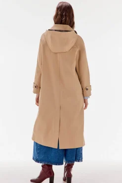 Parka larga capucha