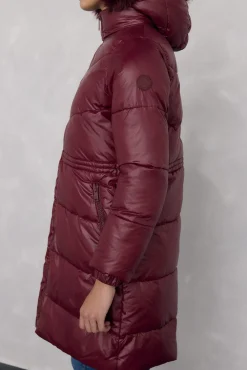 Parka larga capucha