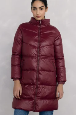 Parka larga capucha