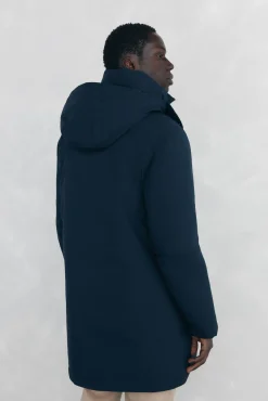 Parka larga capucha con vistas