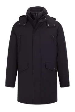 Parka larga capucha con vistas