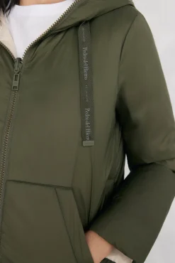 Parka reversible capucha