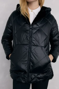 Parka reversible pelo