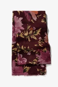 Pañuelo Rectangular Estampado Floral