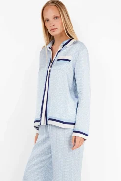 Pijama camisero estampado monogram