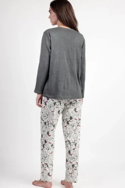 Pijama largo 101 Dálmatas para mujer
