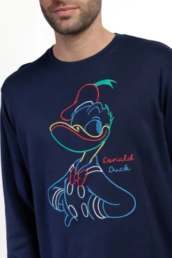 Pijama largo Donald 100% algodón para hombre