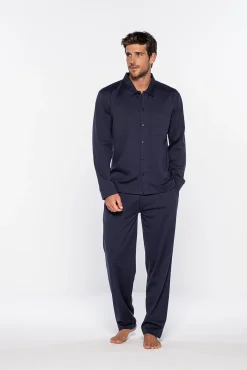 Pijama largo hombre