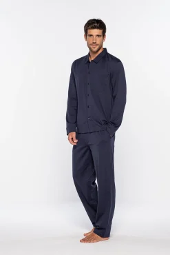 Pijama largo hombre