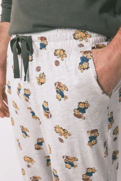 Pijama largo hombre 100% algodón 