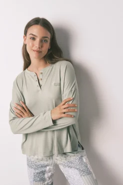 Pijama largo super soft patchwork