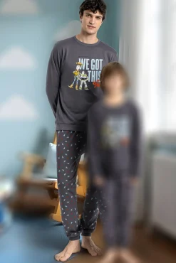 Pijama largo Toy Story 100% algodón para hombre