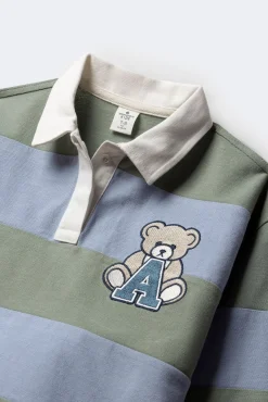 Polo a rayas niña
