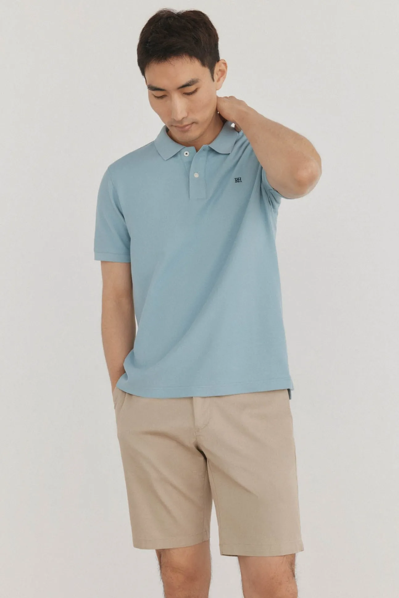 Polo básico piqué regular