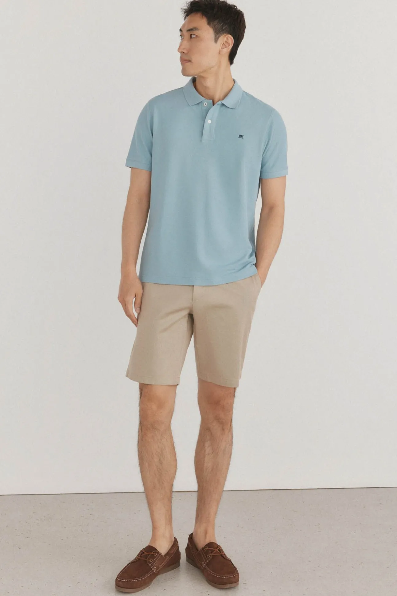 Polo básico piqué regular