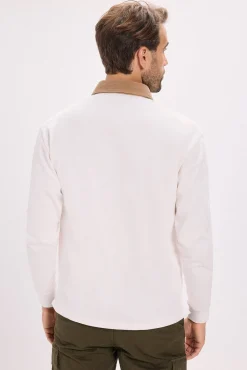 Polo cuello contraste